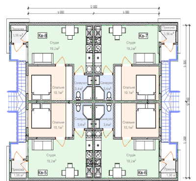 План 2-го поверху План 2-го поверху будинку