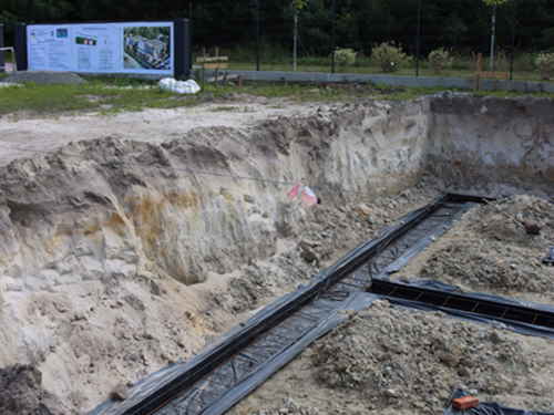 Облаштування гідроізоляції та армокаркасів Облаштування гідроізоляції та армокаркасів